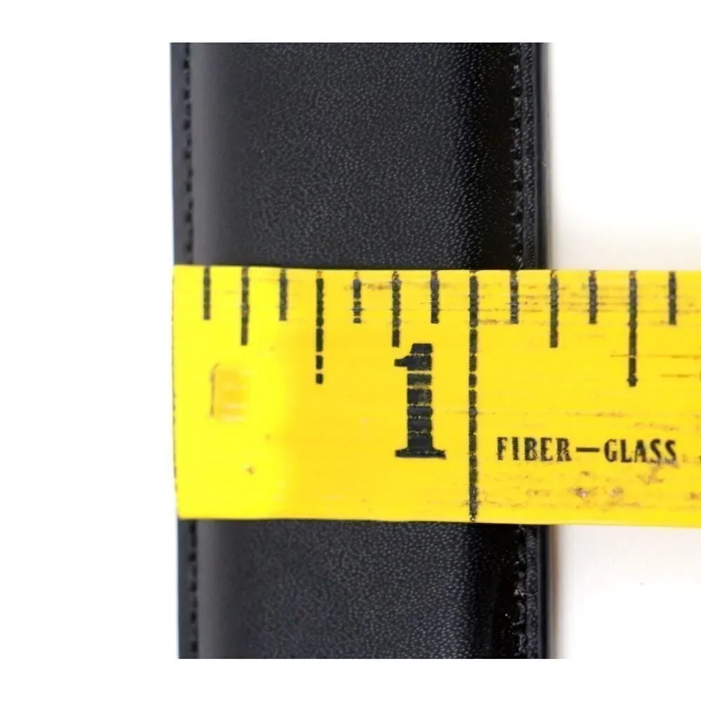 Penguin BLACK GENUINE LEATHER 1 1/4